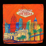 Fabulous Las Vegas Orange Pocket Square