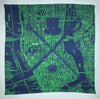 New York city vector map in mint with the Gentleman Rogue logo superimposed on top