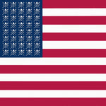 American flag with the Gentleman Rogue logo for the Stars