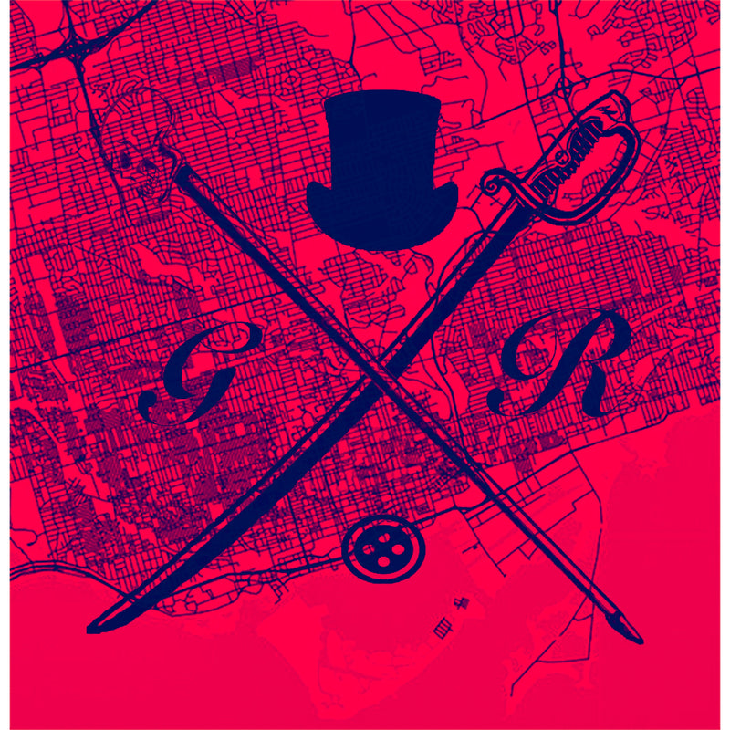 Toronto Street Map Red
